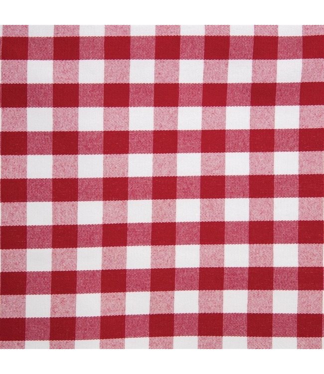 Tafelkleed rood-wit (div afm: 890 - 1780 mm) - Mitre Comfort Gingham