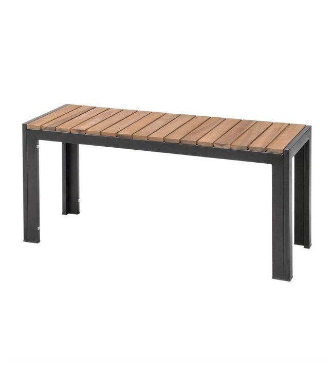 Bank 1000 x 350 x 450 mm - Staal en hout | prijs & verp per 2 stuks