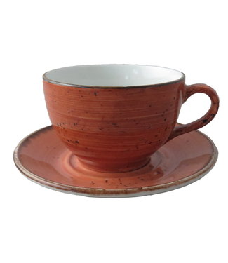 Continental Cappuccinokop 30 cl terracotta - Rustic