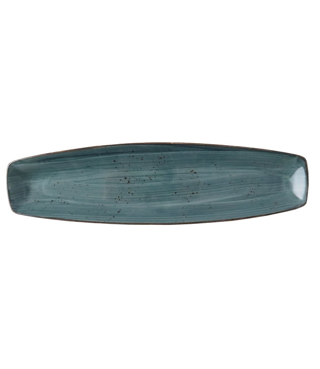 Schaal Curve 360 x 95 mm blauw Rustic - Continental