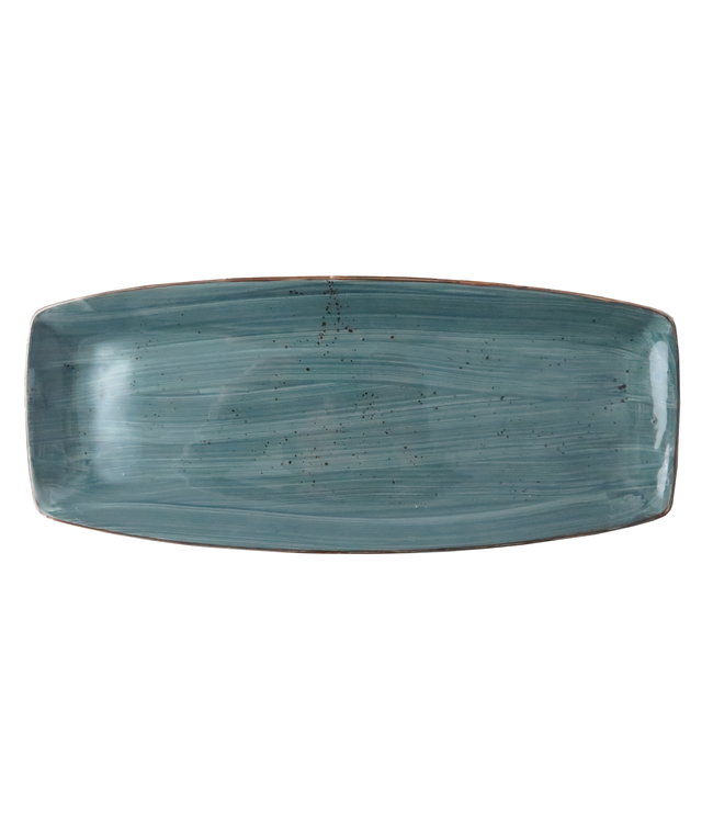 Schaal Curve 365 x 155 mm blauw Rustic - Continental