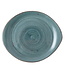Continental Bord Pebble plat 255 mm blauw Rustic - Continental