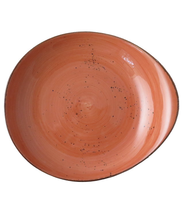 Pastabord Pebble 275 mm terracotta Rustic - Continental