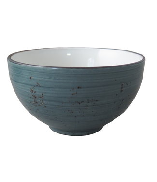 Continental Rijstbowl rond 125 mm blauw - Rustic