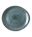Continental Bord Pebble plat 200 mm blauw Rustic - Continental
