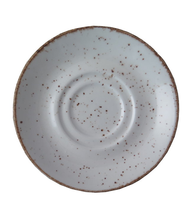 Espressoschotel 120 mm wit Rustic - Continental