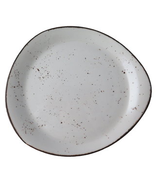 Continental Bord Pebble plat 310 mm wit - Rustic