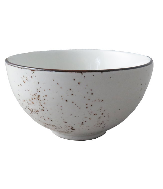 Sausschaal rond 70 mm wit Rustic - Continental