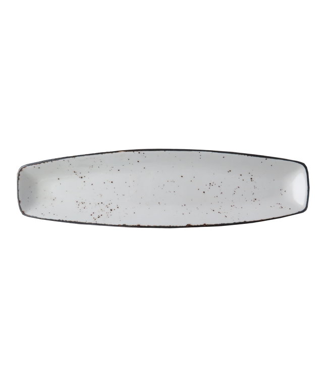 Schaal Curve 360 x 95 mm wit Rustic - Continental