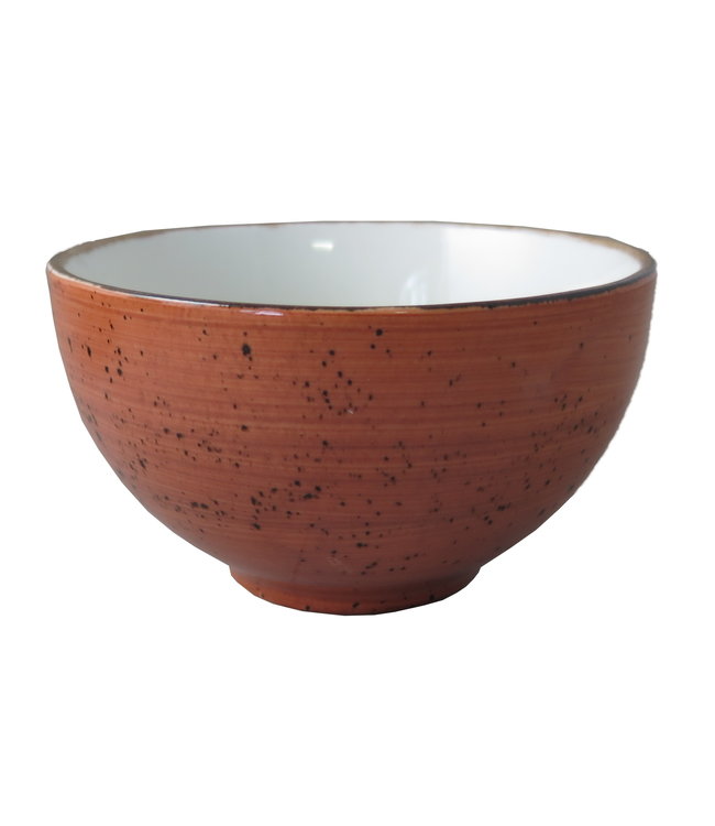 Sausschaal  rond 90 mm terracotta - Rustic