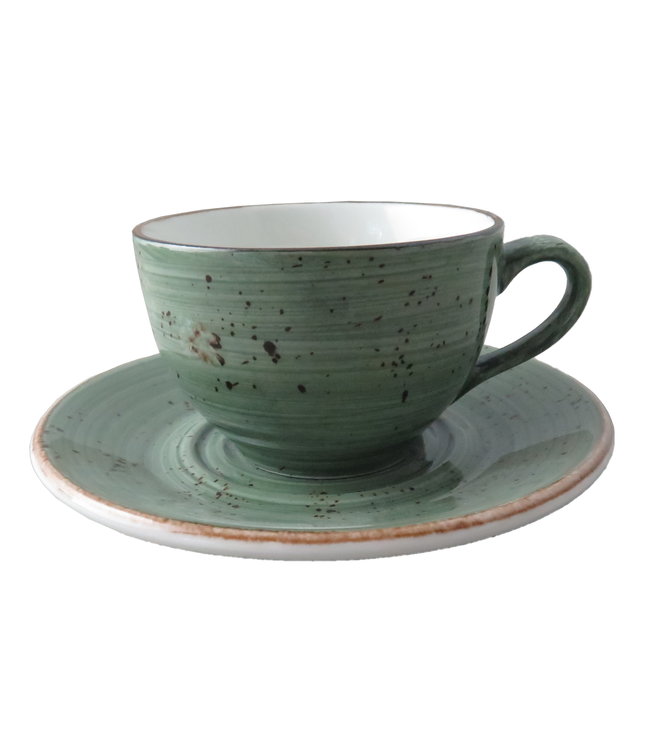 Capp/Koffiekop 23 cl donkergroen Rustic - Continental