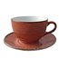 Continental Capp/Koffiekop 23 cl terracotta Rustic - Continental