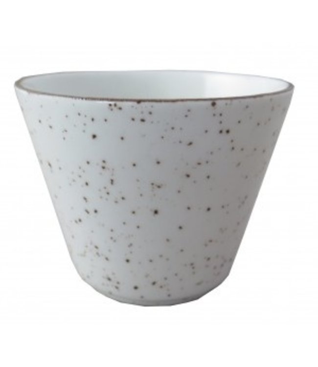 Schaal conisch 20 cl wit Rustic - Continental