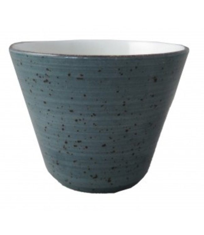 Schaal conisch 20 cl blauw Rustic - Continental