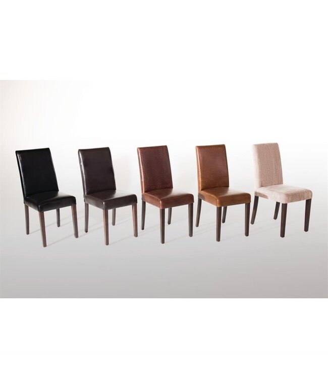 Stoel zwart 405 x 500 x 940 mm - Kunstleder | prijs & verp per  2 stuks