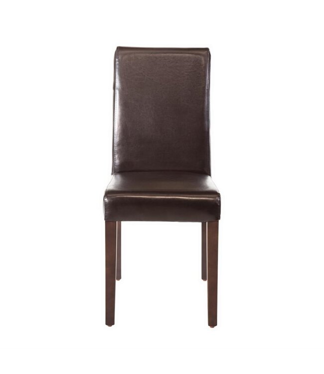 Stoel donkerbruin 405 x 500 x 940 mm - Kunstleder | prijs & verp per  2 stuks