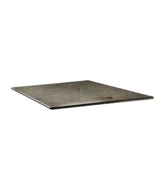 Tafelblad vierkant beton 700 x 700 mm hout - Topalit Smartline