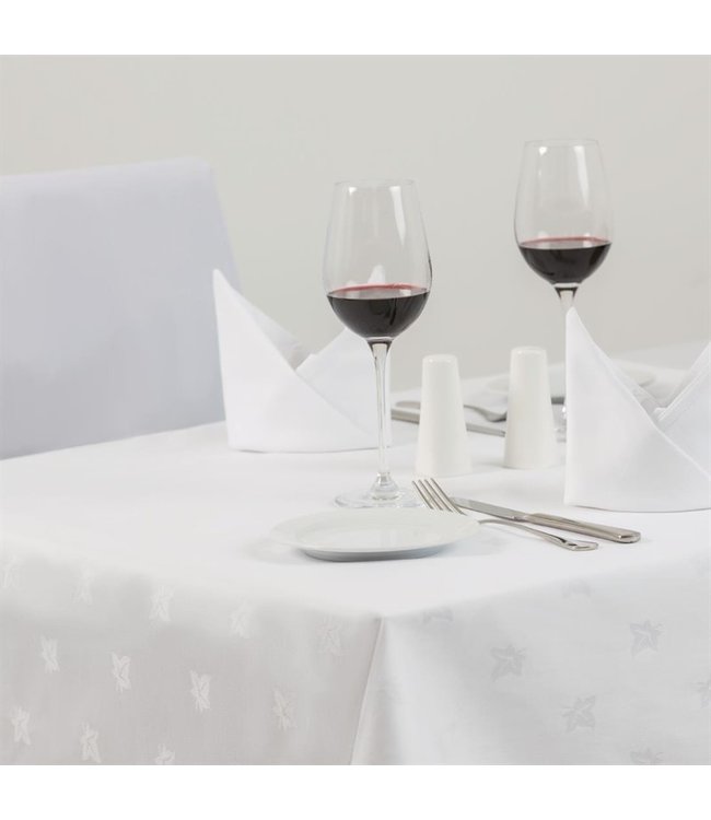 Servet wit 550 x 550 mm - Mitre Luxury Luxor | prijs & verp per 10 stuks