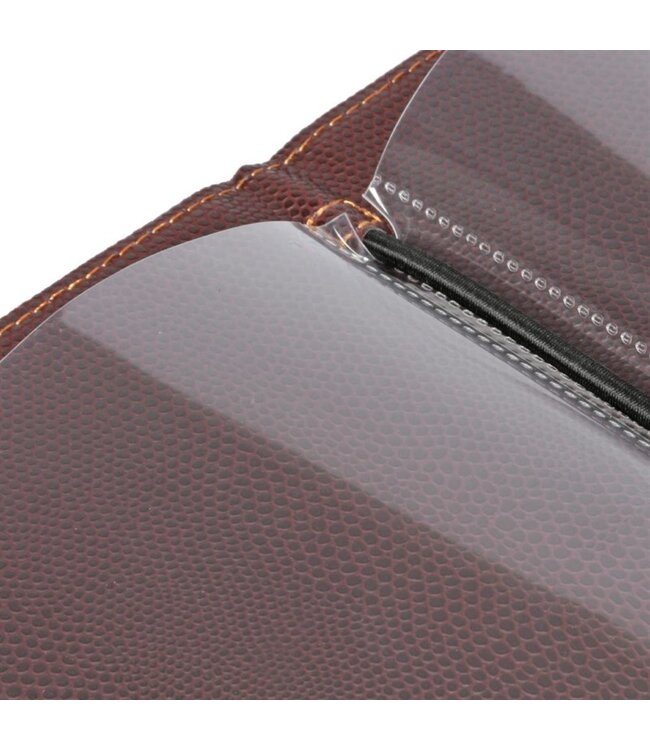 Menumap Trendy A5 wijnrood 180 x 5 x 249 mm kunstleer - Securit