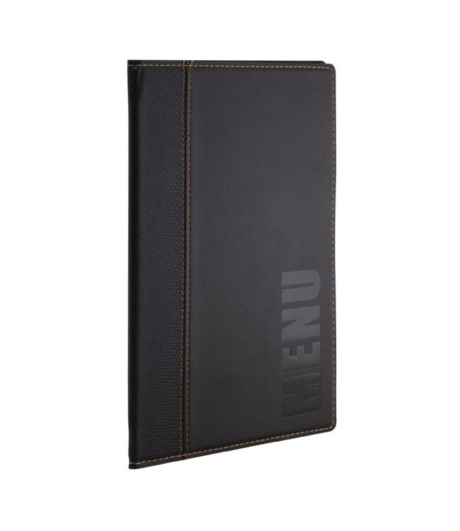 Menumap Trendy A5 zwart 180 x 5 x 247 mm  kunstleer - Securit