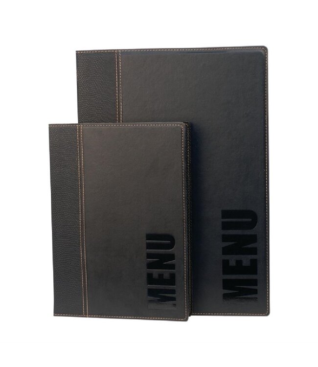 Menumap Trendy A5 zwart 180 x 5 x 247 mm  kunstleer - Securit