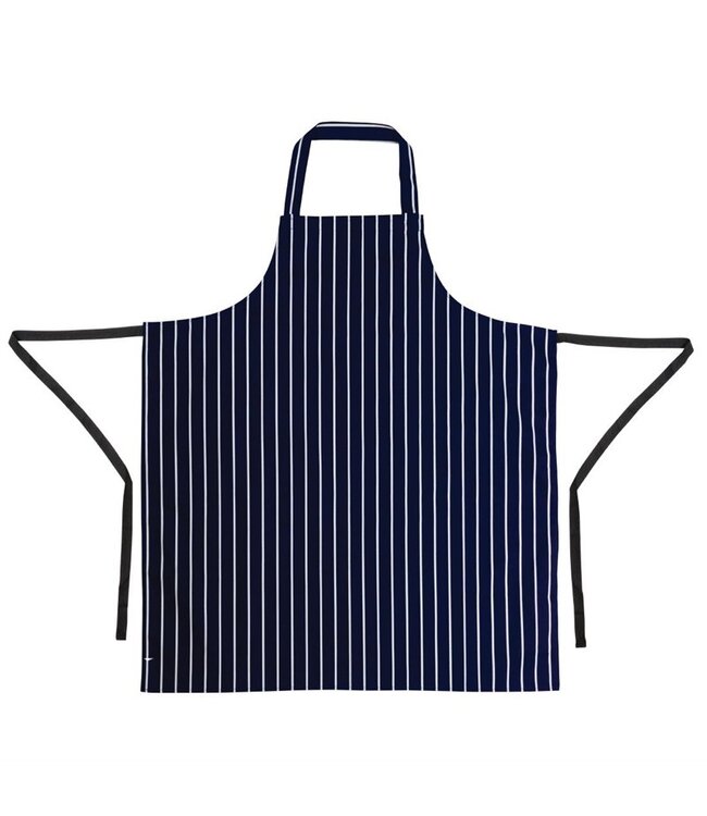 Halterschort blauw-wit gestreept 710 x 965 mm katoen - Whites