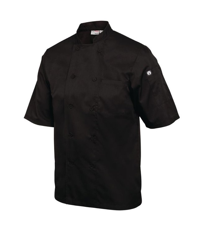 Koksbuis zwart Montreal Cool (div maten: XS - XL)- Chef Works
