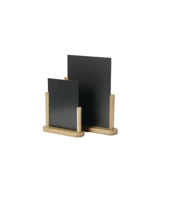 Tafelkrijtbordje 270 x 320 mm teak - Securit