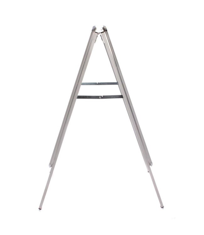 Stoepbord A2 klapbord 700 x 463 x 780 mm - Aluminium