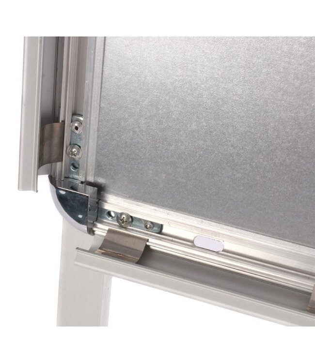 Stoepbord A2 klapbord 700 x 463 x 780 mm - Aluminium