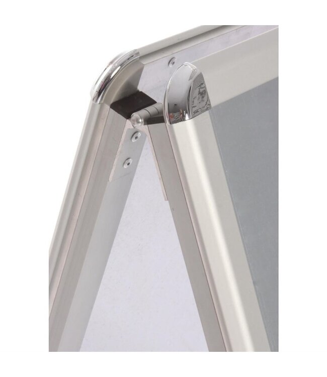 Stoepbord A2 klapbord 700 x 463 x 780 mm - Aluminium