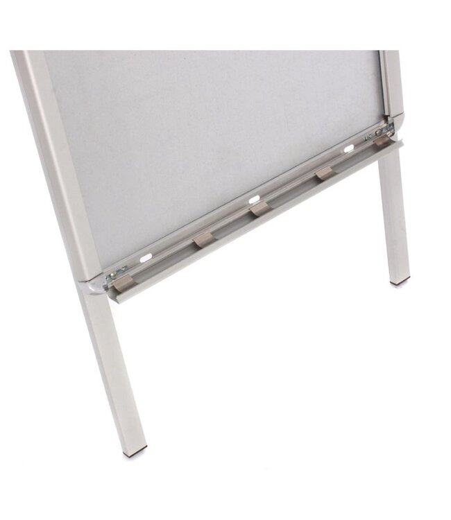 Stoepbord A2 klapbord 700 x 463 x 780 mm - Aluminium