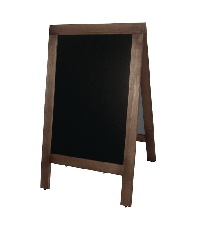 Krijtbord - stoepbord 700 x 1200 mm houten frame - Fusion plus