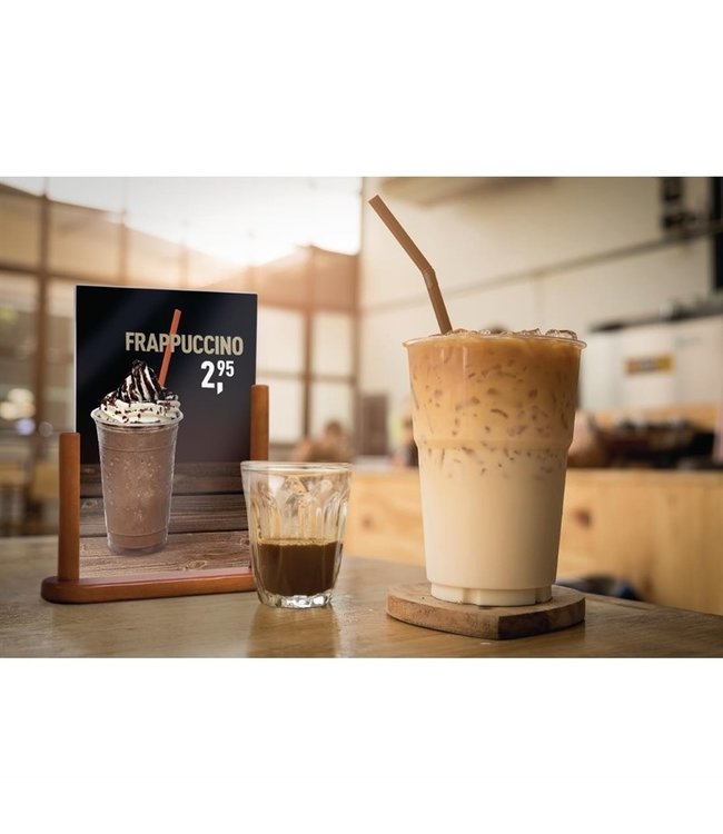 Menukaarthouder A5 teakhout - Securit