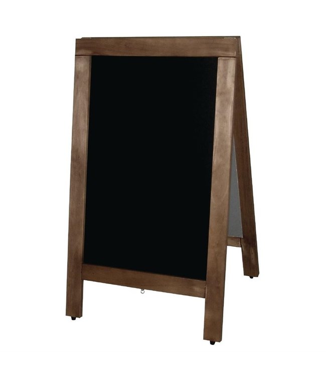 Krijtbord - stoepbord 500 x 800 mm houten frame - Fusion plus