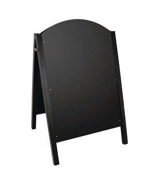 Fusion plus Krijtbord - stoepbord met zwart metalen frame 670 x 660 x 1025 mm - Fusion plus