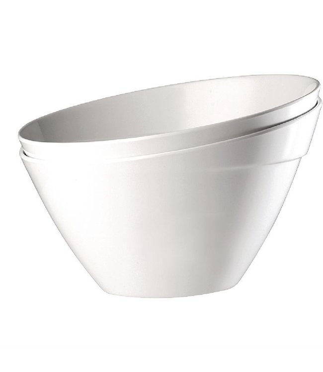 Kom schuin wit 2,5 ltr 245 x 150 mm Balance melamine - APS