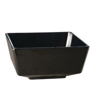Kom vierkant zwart 3 cl 55 x 55 x 30 mm Float melamine - APS
