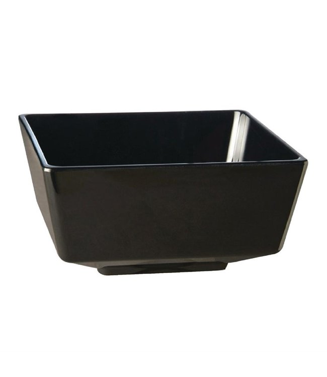 Kom vierkant zwart 3 cl 55 x 55 x 30 mm Float melamine - APS