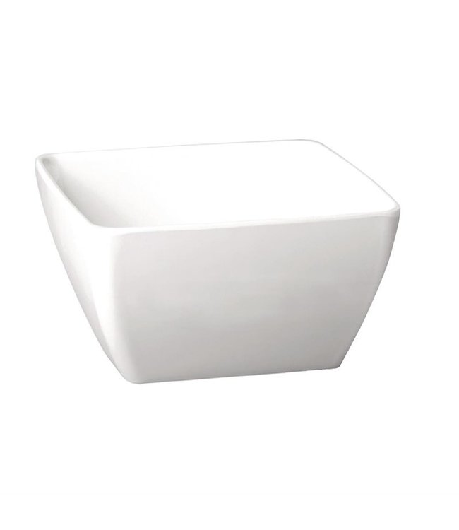 Kom vierkant wit 14 cl 90 x 90 x 40 mm Pure melamine - APS