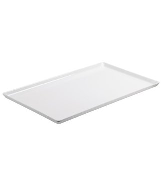 Schaal plat wit 1/2GN 325 x 265 x 30 mm Float melamine - APS