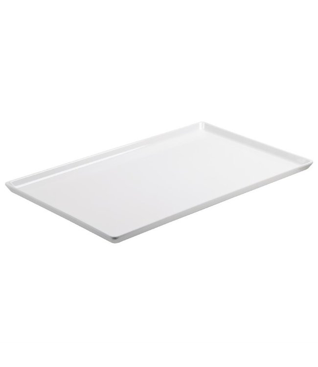 Schaal plat wit 1/2GN 325 x 265 x 30 mm Float melamine - APS