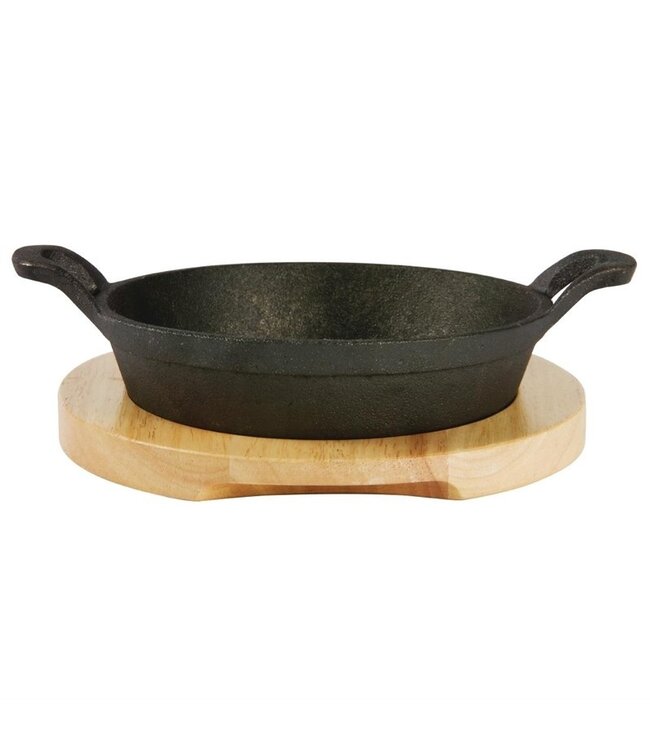 Pan rond met oren 76 cl 180 mm gietijzer - Fusion plus