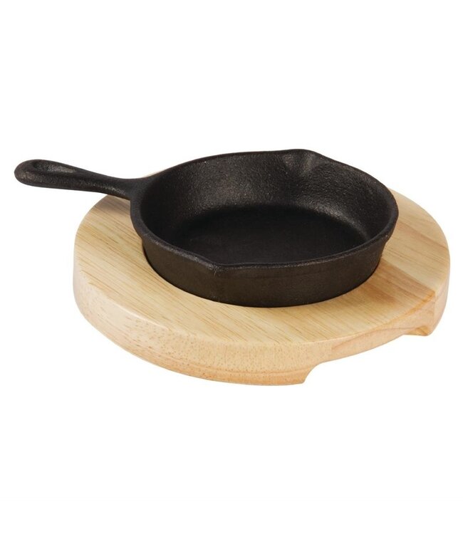 Pan rond mini 160 x 115 x 26 mm gietijzer - Fusion plus