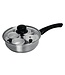 Fusion basic Ei-pocheerpan met steel tbv 4 eieren 200 mm aluminium - Fusion basic