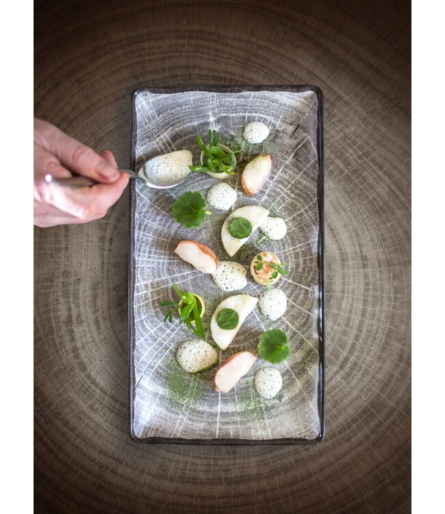 Serveerschaal rechthoekig 335 x 180 mm Beech grey - RAK Woodart | prijs & verp per 6 stuks