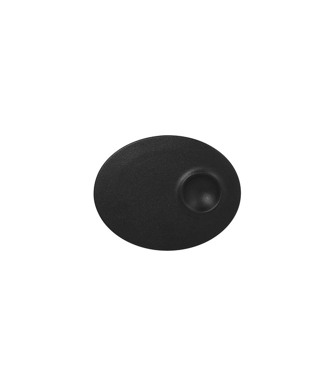 Bord ovaal 180 x 110 mm black Neofusion - RAK | prijs & verp per 12 stuks