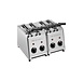 Milan Toast Tosti apparaat 4-tangs rvs - Milan Toast