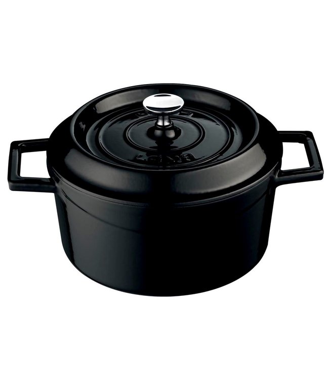 Braadpan rond 55 cl Ø 120 mm zwart/zwart - LAVA