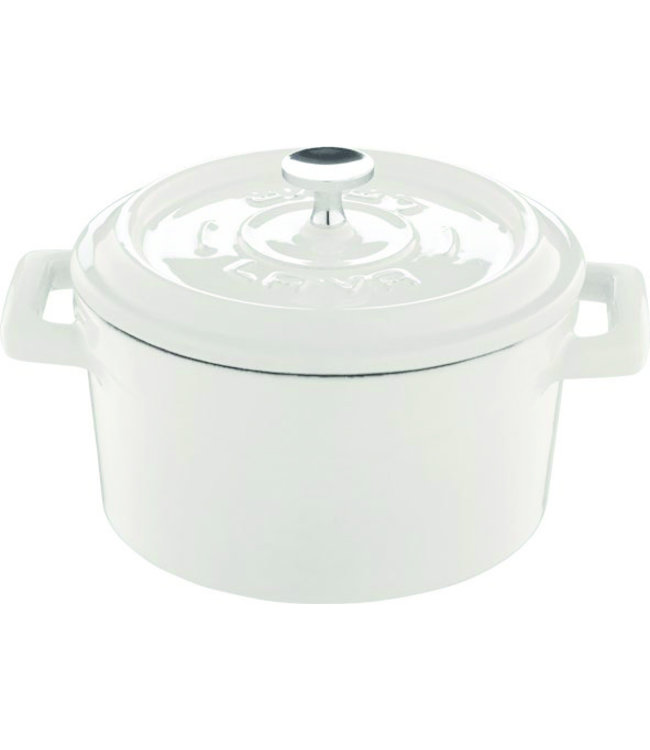 Casserole mini rond 35 cl  Ø 100 mm wit/zwart - LAVA